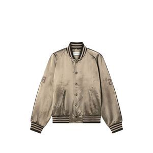 Golden Goose Men Satin Bomber Jacket